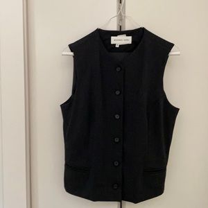 Michael Kors vest and Prada pants